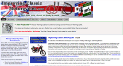 Desktop Screenshot of improvingclassicmotorcycles.com